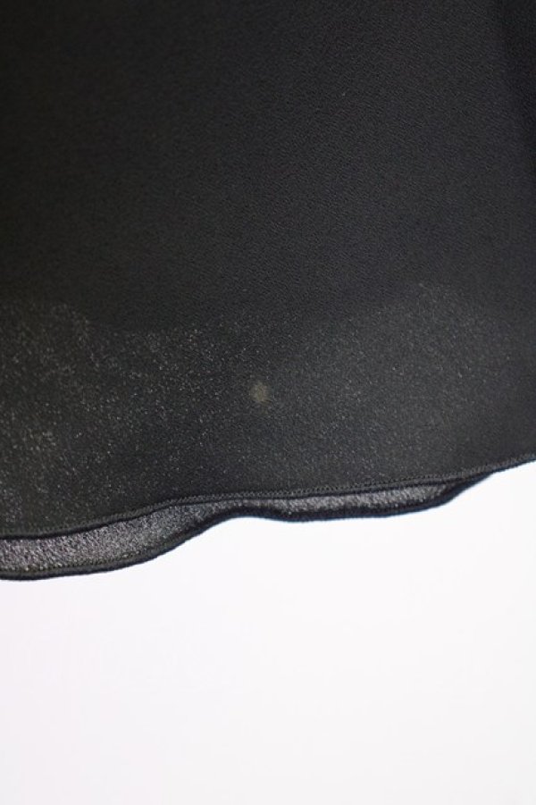 画像4: INGEBORG / 裾メローフリルミニスカート  ブラック T-25-02-06-033-LO-SK-SA-ZT435 (4)