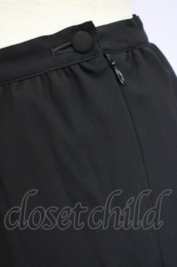 画像5: INGEBORG / 裾メローフリルミニスカート  ブラック T-25-02-06-033-LO-SK-SA-ZT435 (5)