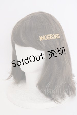 画像: INGEBORG / ロゴバレッタ  ゴールド T-25-02-06-040-LO-ZA-SA-ZT