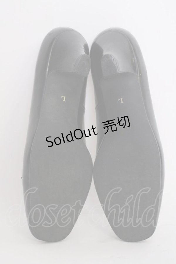 画像6: INGEBORG / リボンパンプス L ブラック T-25-02-06-047-LO-SH-SA-ZT-K006 (6)