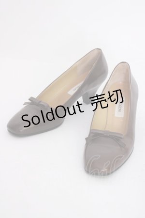 画像: INGEBORG / リボンパンプス L ブラウン T-25-02-06-048-LO-SH-SA-ZT-K006