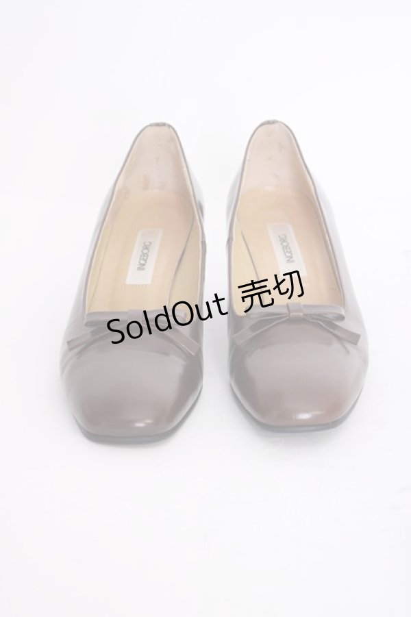 画像2: INGEBORG / リボンパンプス L ブラウン T-25-02-06-048-LO-SH-SA-ZT-K006 (2)