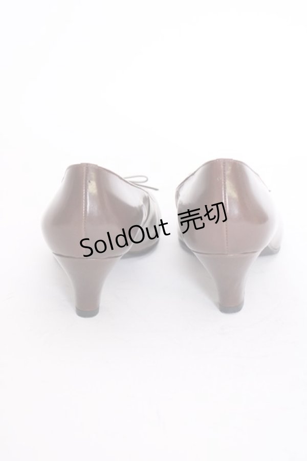 画像3: INGEBORG / リボンパンプス L ブラウン T-25-02-06-048-LO-SH-SA-ZT-K006 (3)