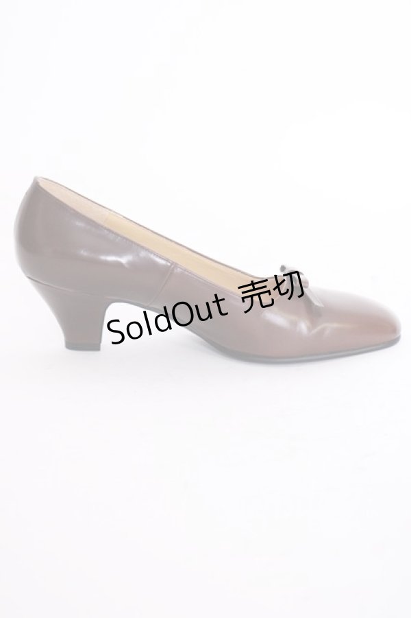 画像5: INGEBORG / リボンパンプス L ブラウン T-25-02-06-048-LO-SH-SA-ZT-K006 (5)