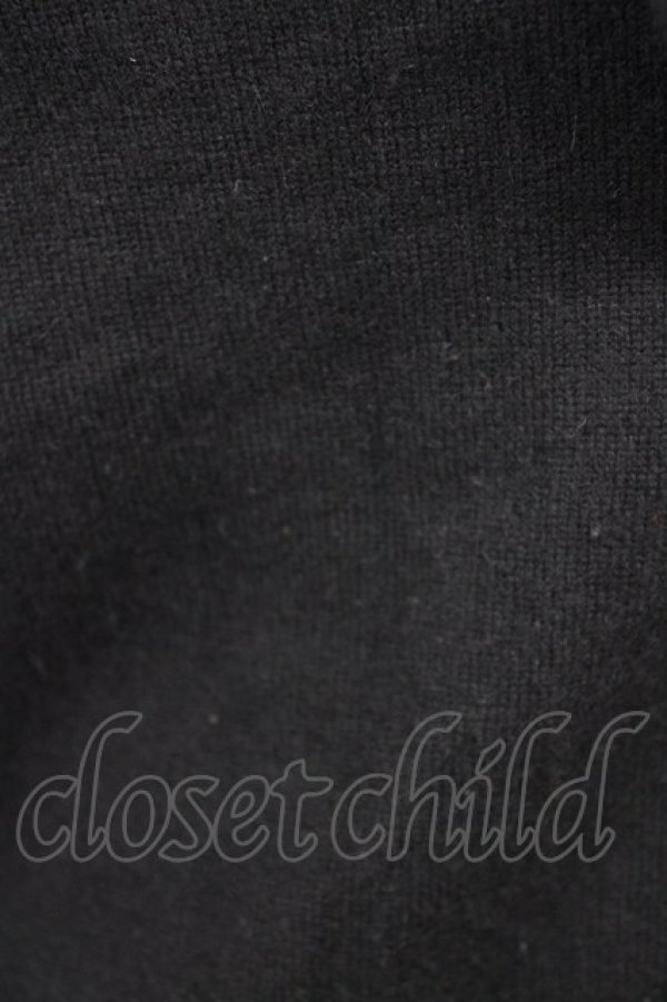 画像5: PINK HOUSE / Vネックリボンカーディガン  ブラック T-25-02-06-006-LO-TO-SA-ZT443 (5)