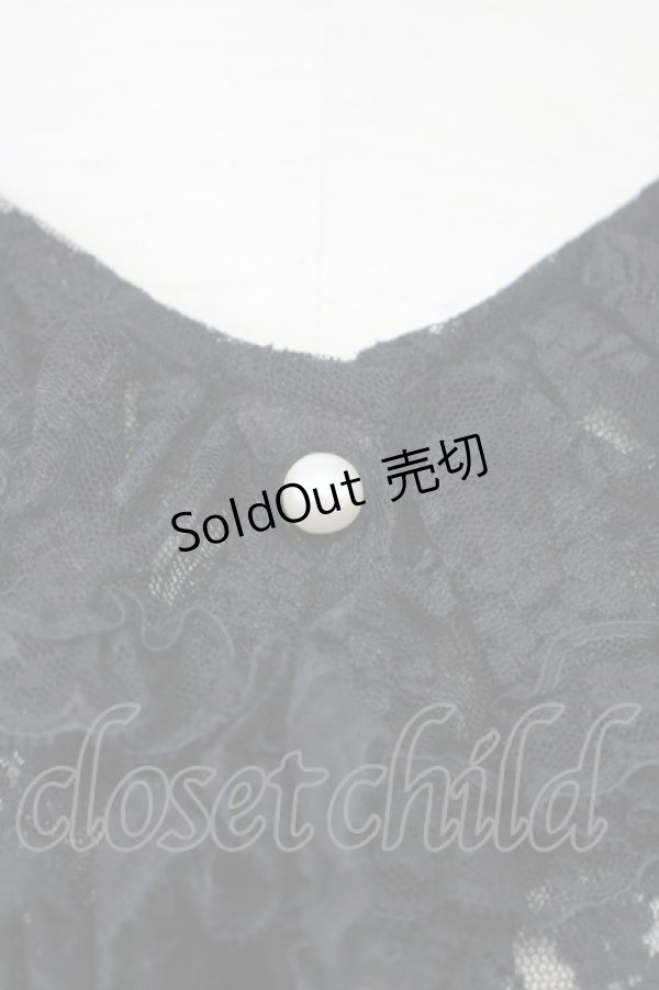 画像4: LOLITAその他(お買取対象外) / レースブラウス  黒 T-25-02-06-012-LO-BL-SA-ZT443 (4)