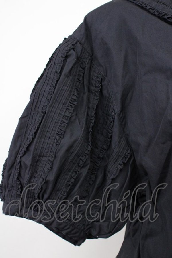 画像3: KETTY / 2つリボンセーラーブラウス M ブラック T-25-02-06-013-EL-BL-SA-ZT443 (3)