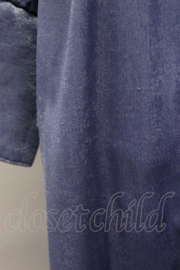 画像5: LEBECCA boutique / サテンワンピース  青 T-25-02-21-022-EL-OP-SA-ZT447 (5)