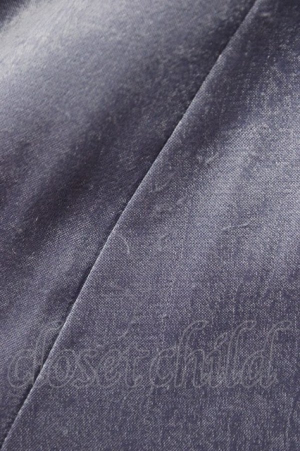 画像6: LEBECCA boutique / サテンワンピース  青 T-25-02-21-022-EL-OP-SA-ZT447 (6)