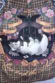 画像4: ALICE and the PIRATES / Dual face 〜phantom and truth〜柄ワンピース  ブラウン T-25-02-21-024-PA-OP-SA-ZI (4)