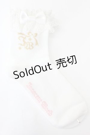 画像: Innocent World / ロゴ入りアンクルソックス  白 T-25-02-21-036-IW-ZA-SA-ZI