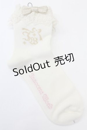 画像: Innocent World / ロゴ入りアンクルソックス  生成 T-25-02-21-045-IW-ZA-SA-ZI