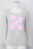 画像1: MILK /  MILKxUTコラボハートバルーンカットソー S グレー T-25-02-21-005-ML-TO-SA-ZI (1)
