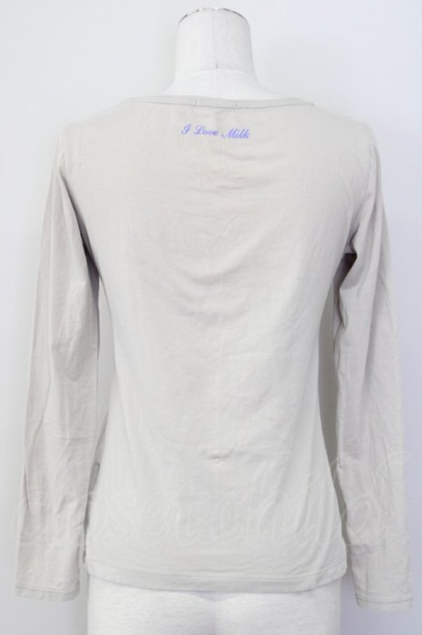 画像2: MILK /  MILKxUTコラボハートバルーンカットソー S グレー T-25-02-21-005-ML-TO-SA-ZI (2)
