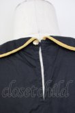 画像3: MILK / M刺繍ノースリーブブラウス  黒Ｘマスタード T-25-02-21-013-ML-BL-SA-ZI (3)