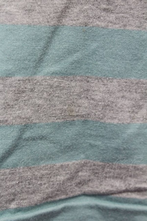 画像8: KANEKO ISAO / ボーダーTシャツ  グレー×サックス T-25-02-23-009-EL-TS-SA-ZT219 (8)