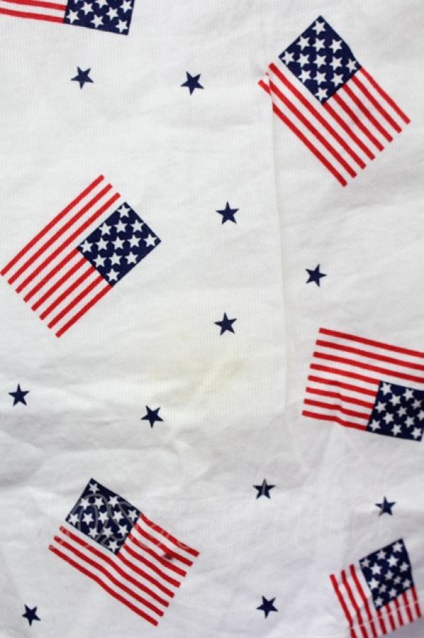 画像3: Candy Stripper / 国旗柄シャツ  白Ｘ赤Ｘネイビー T-25-03-08-003-PU-BL-SA-ZI (3)