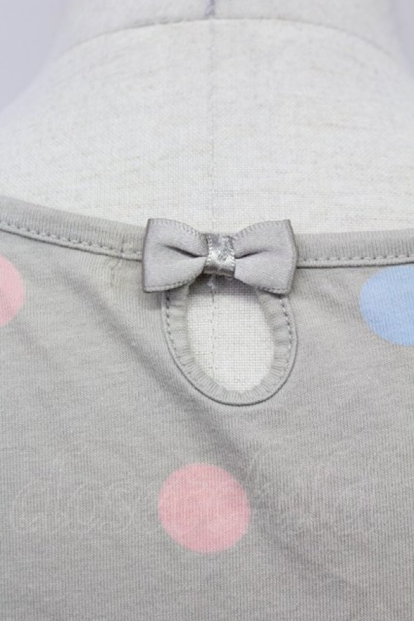 画像3: MILK / UTコラボドットワンピース  グレー T-25-03-08-025-ML-OP-SA-ZI (3)