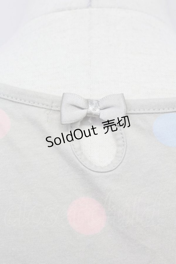 画像3: MILK / UTコラボドットワンピース  グレー T-25-03-08-025-ML-OP-SA-ZI (3)