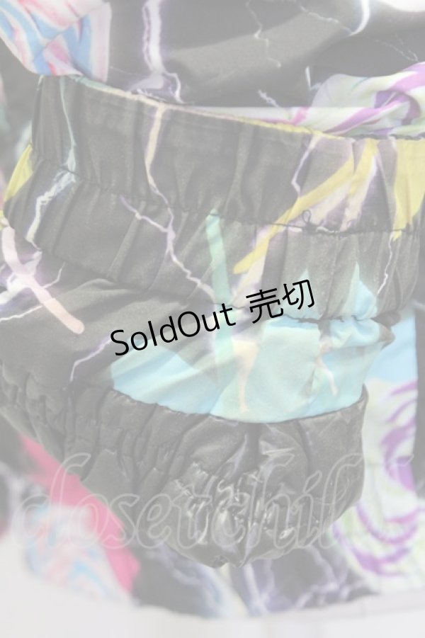 画像6: 【SALE】galaxxxy / キャンディ柄中綿ジャケット  ブラック T-25-03-08-031-PU-CO-SA-ZT-C046 (6)