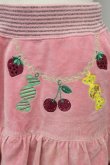 画像5: Emily Temple cute / 刺繍入りベロアフリルミニスカート  ピンク T-25-03-08-035-ET-SK-SA-ZI (5)