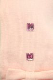 画像3: MILK / リボン付ニットスカーフ  ピンク T-25-03-08-037-ML-ZA-SA-ZI (3)