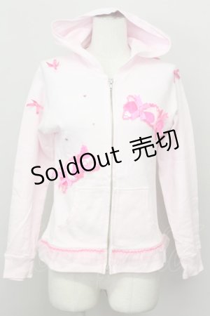 画像: Nile Perch / キャンディZIPパーカー  ピンク T-25-03-08-006-LO-TO-SA-ZI