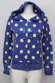 画像1: Emily Temple cute / ドットパーカー  ブルー T-25-03-08-010-ET-TO-SA-ZI (1)
