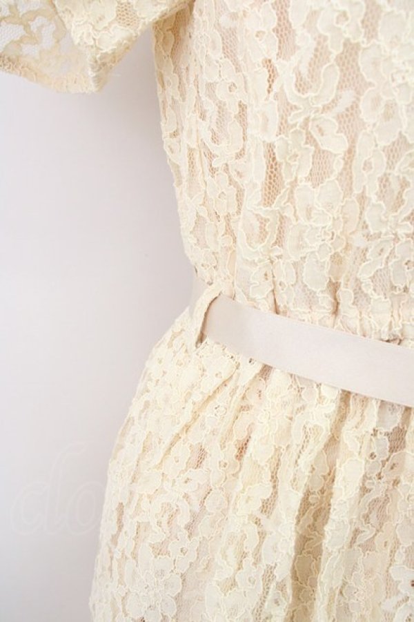 画像5: Fi.n.t / 丸衿総レースワンピース  アイボリー T-25-03-14-015-CA-OP-SA-ZI (5)