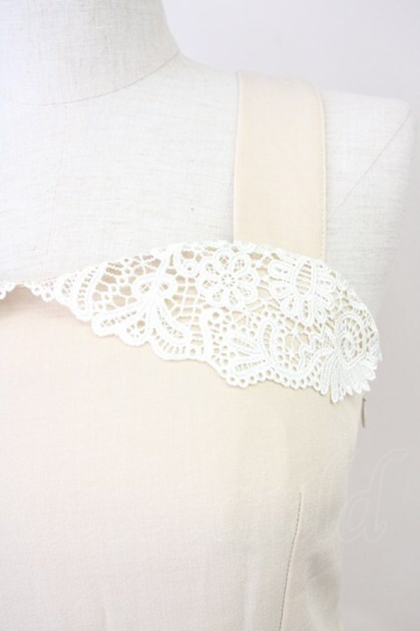 画像4: an another angelus / レース襟ジャンパースカート  アイボリー T-25-03-14-022-CA-OP-SA-ZI (4)