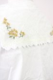 画像5: Fi.n.t / キンモクセイ刺繍レース衿ブラウス  白 T-25-03-14-004-CA-BL-SA-ZI (5)