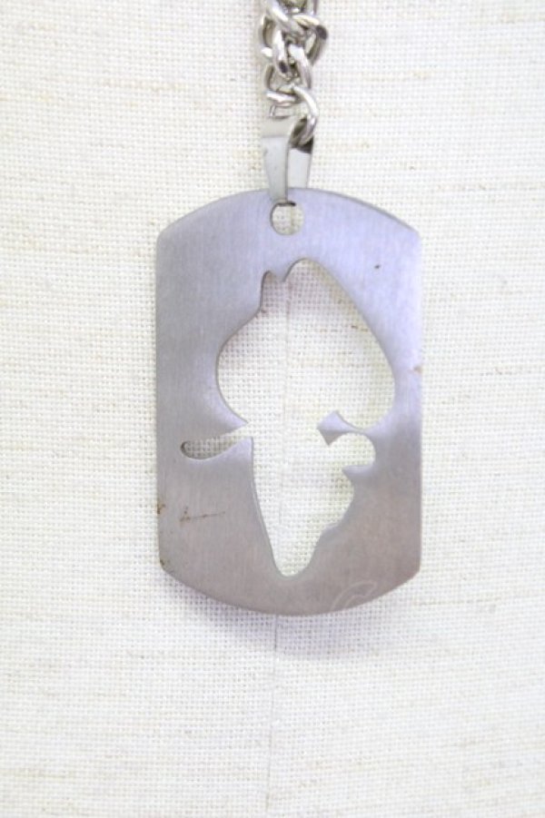 画像3: NieR Clothing / シルエットNieRちゃんモチーフネックレス  シルバー T-25-03-15-041-PU-AC-SA-ZT422 (3)