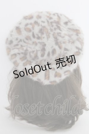 画像: LOLITAその他(お買取対象外) / レオパードベレー  グレーＸブラウン T-25-03-15-043-LO-AC-SA-ZT-K007