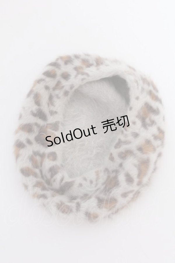 画像4: LOLITAその他(お買取対象外) / レオパードベレー  グレーＸブラウン T-25-03-15-043-LO-AC-SA-ZT-K007 (4)