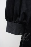 画像5: axes femme POETIQUE / ポケット刺繍ベロアワンピース  黒Ｘ白 T-25-03-17-020-AX-OP-SA-ZI (5)