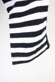 画像10: Amilige / KTHMアームウォーマー付きTシャツ  黒Ｘ白Ｘ青 T-25-03-17-005-PU-TO-SA-ZT (10)