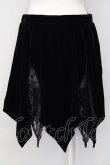 画像2: KILLSTAR / LESTER VELVET MINI SKIRT M ブラック T-25-03-20-021-PU-SK-SA-ZT (2)
