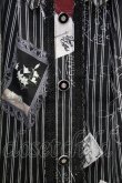 画像3: axes femme / ボン・ヴォヤージュ柄スカート  黒 T-25-03-20-022-AX-SK-SA-ZT058 (3)