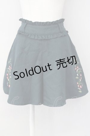 画像: axes femme POETIQUE / いちご刺繍ショートパンツ M グリーン T-25-03-20-024-AX-PA-SA-ZT