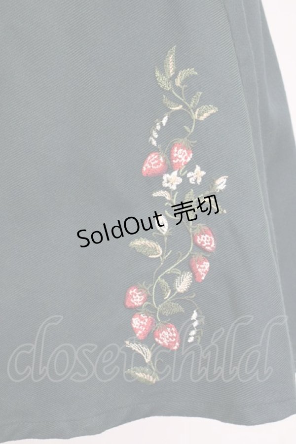 画像3: axes femme POETIQUE / いちご刺繍ショートパンツ M グリーン T-25-03-20-024-AX-PA-SA-ZT (3)