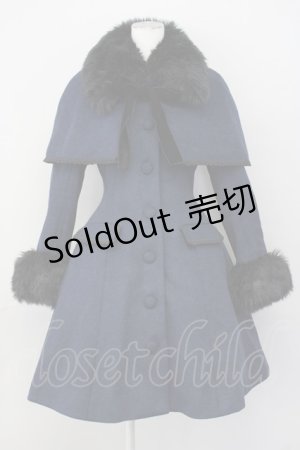 画像: ATELIER PIERROT / COATクロッカスケープコート  ネイビー T-25-03-20-025-EL-CO-SA-ZT
