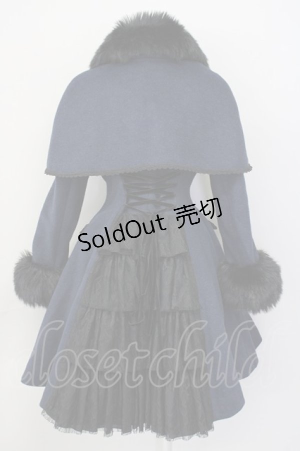 画像2: ATELIER PIERROT / COATクロッカスケープコート  ネイビー T-25-03-20-025-EL-CO-SA-ZT (2)
