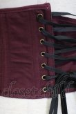 画像3: ATELIER PIERROT / -Blooming Rose- ショートコルセット  ボルドー T-25-03-20-026-EL-ZA-SA-ZT058 (3)
