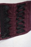画像4: ATELIER PIERROT / -Blooming Rose- ショートコルセット  ボルドー T-25-03-20-026-EL-ZA-SA-ZT058 (4)