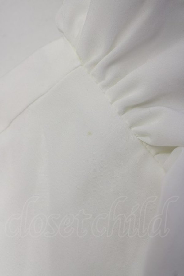 画像4: Ank Rouge / パール付きハイネックブラウス M ホワイト T-25-03-20-001-CA-BL-SA-ZT001 (4)