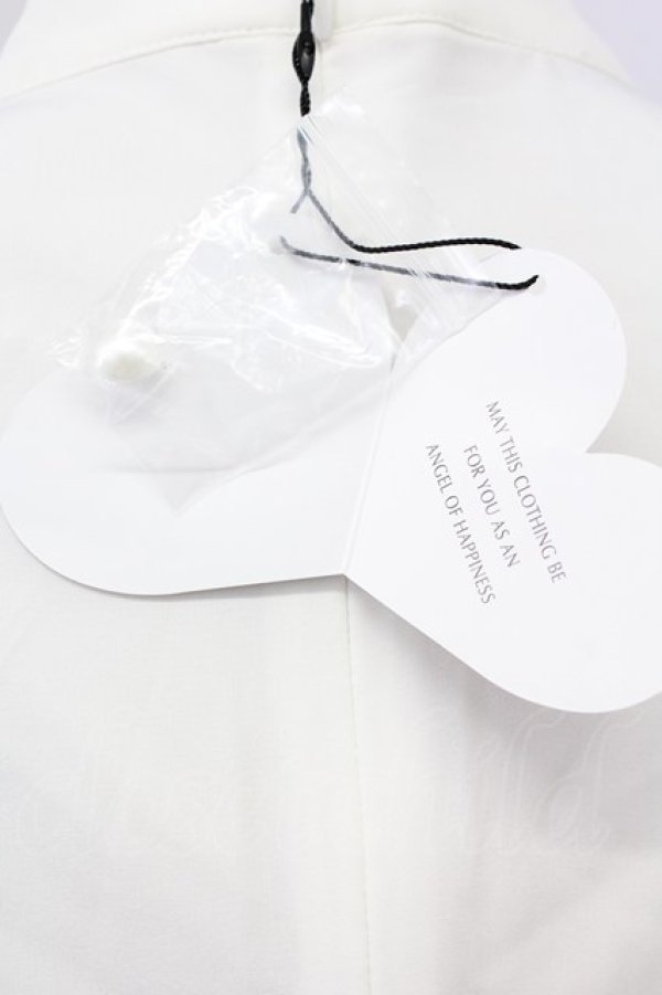 画像5: Ank Rouge / パール付きハイネックブラウス M ホワイト T-25-03-20-001-CA-BL-SA-ZT001 (5)