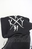 画像4: KRY CLOTHING / 「ABYSS」スウェットOリングZIPパーカ XXXL ブラック T-25-03-20-009-EL-TO-SA-ZT001 (4)