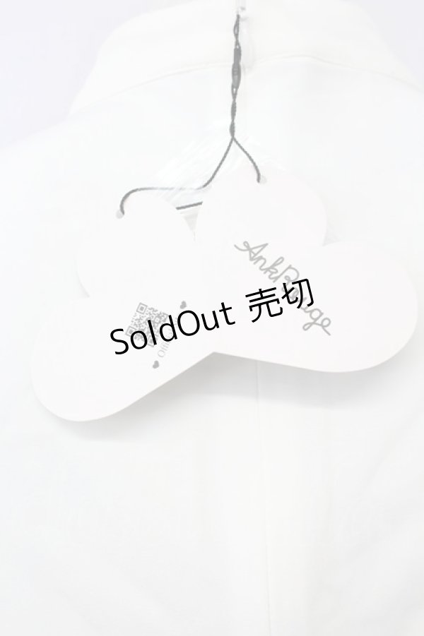 画像6: 【SALE】Ank Rouge / パール付きハイネックブラウス M ホワイト T-25-03-20-001-CA-BL-SA-ZT001 (6)