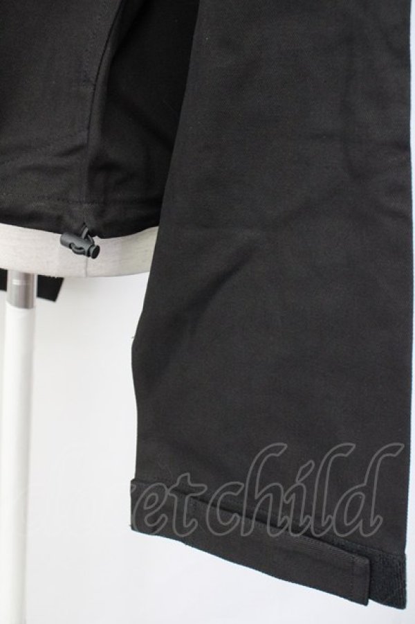 画像4: KRY CLOTHING / 「KUBI」ハイネックツイルジャケット  ブラック T-25-03-20-011-EL-JA-SA-ZT001 (4)