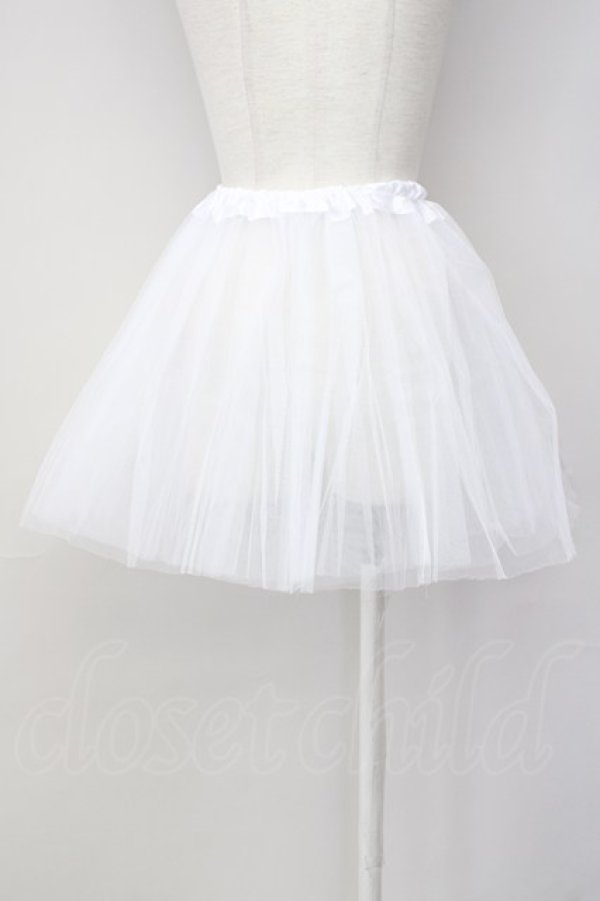 画像2: LOLITAその他(お買取対象外) / ショートチュールパニエ  ホワイト T-25-03-20-015-LO-SK-SA-ZT058 (2)